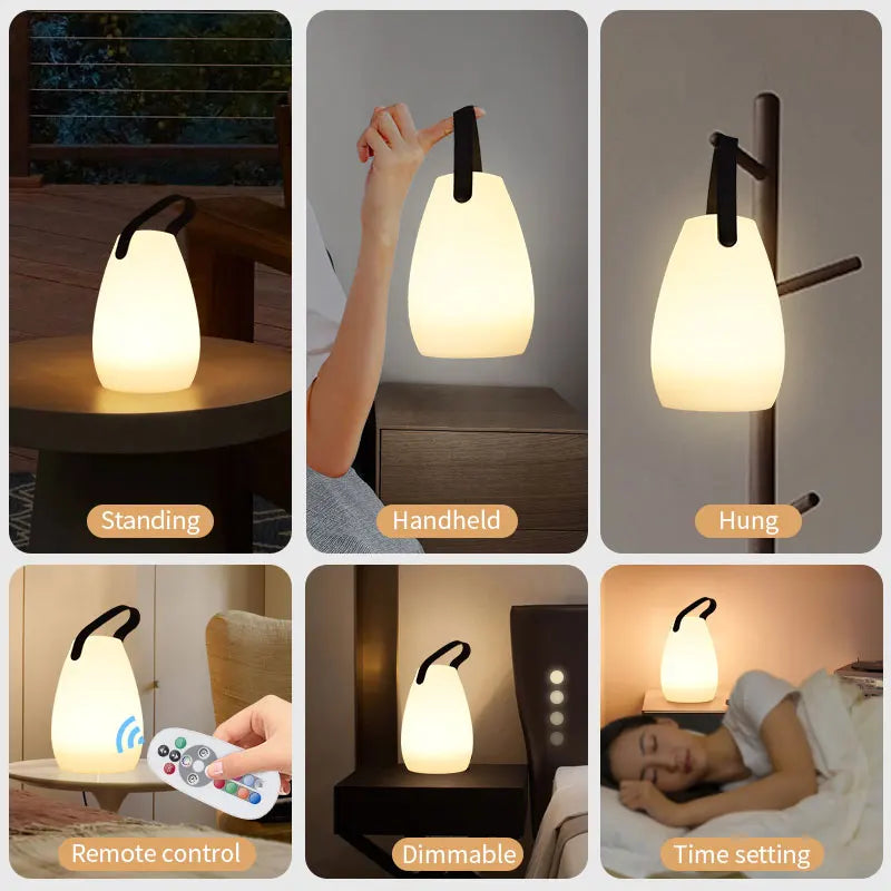 Cordless Smart Lamp With Remote Control